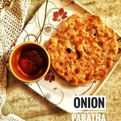 A picture of Onion Paratha.