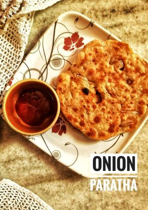A picture of Onion Paratha.