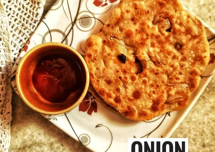 Recipe of Any-night-of-the-week Onion Paratha