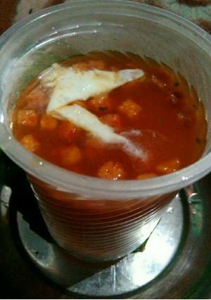 A picture of Tomato soup.