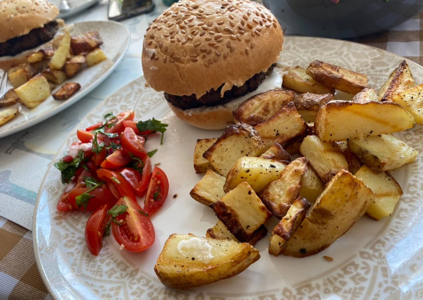 Herby Beef Burger