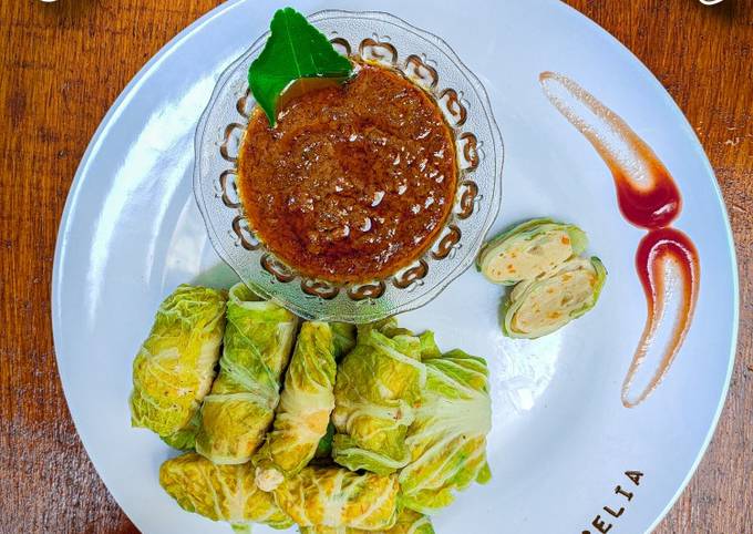 Resep Somay ayam sawi putih yang Lezat