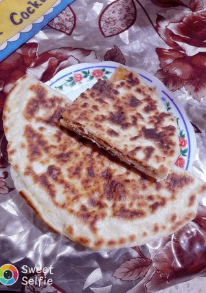 صورة لوصفة اسهل واسرع فطيرة التحضير 😋