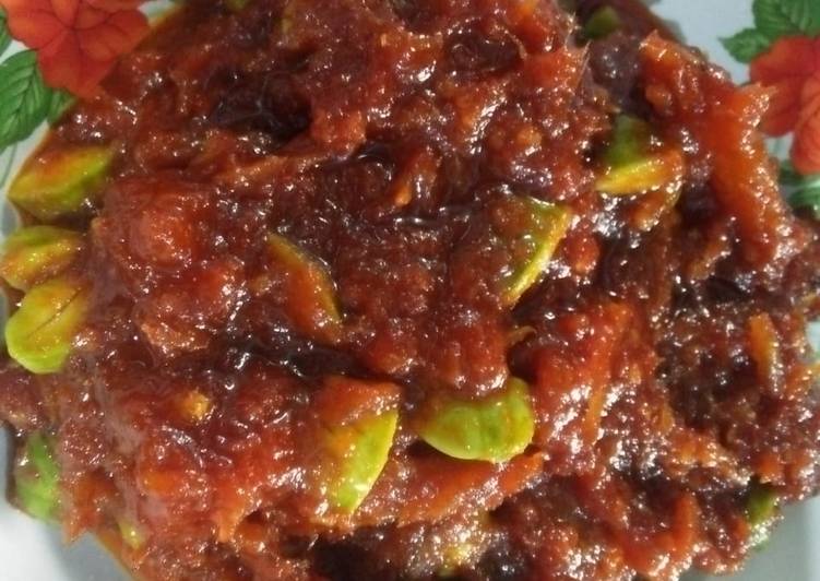 Cara buat Sambal pete salai lais Sederhana dan Mudah Dibuat