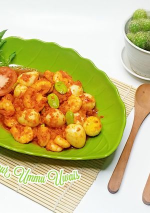 Foto resep Sambal goreng pete udang dan telur puyuh