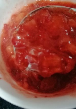 صورة لوصفة 🍓🍓أسرع مربى الفراولة صحيه وصالحه للكيتو دايت 🍓🍓