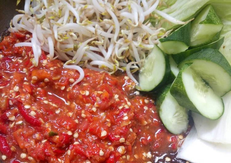 Sambal terasi mentah πΆπΆ
