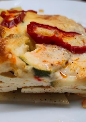 Tofus-zöldséges rakottas recept fotója