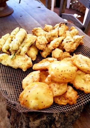 Foto di Fritto con pastella di senape in grani