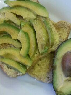 A picture of Avo on toast.
