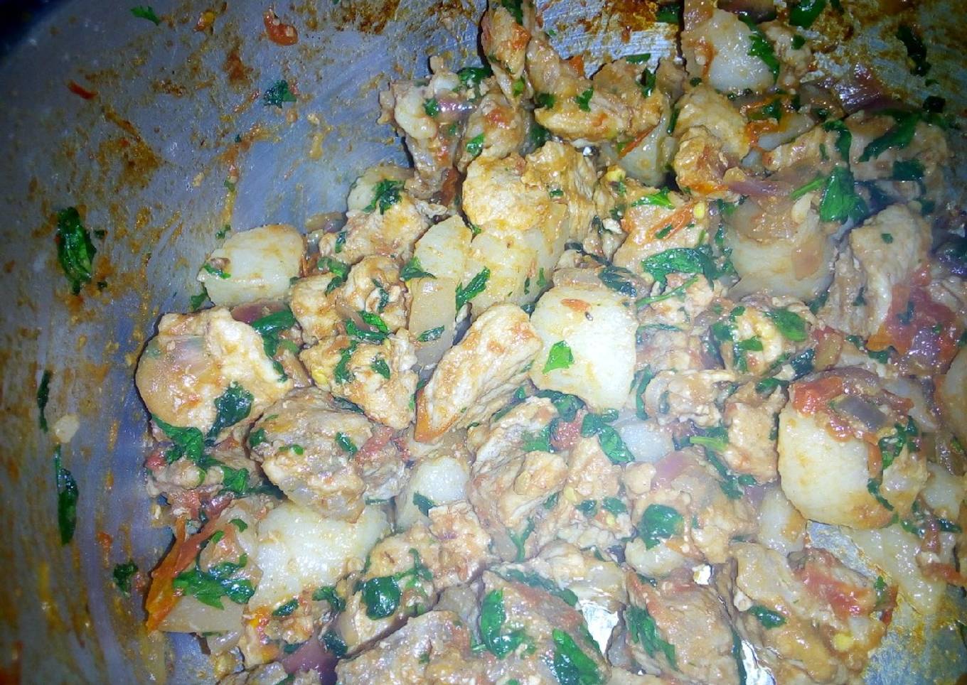 Wetfry pork #4WeeksChallenge