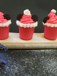Foto resep Mickey's Vanilla cupcakes / vanila cupcake Mickey