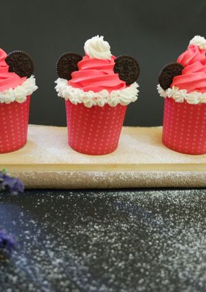Foto resep Mickey's Vanilla cupcakes / vanila cupcake Mickey