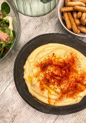 Una foto de Hummus en Moulinex iCompanion Touch