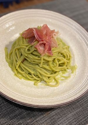 A picture of Matcha Pasta.