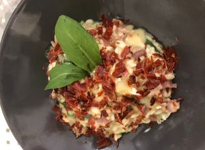 Foto de Risoto de Brie Parma e Rúcula