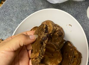 Una foto de Mini panqueques de avena y cacao❤️