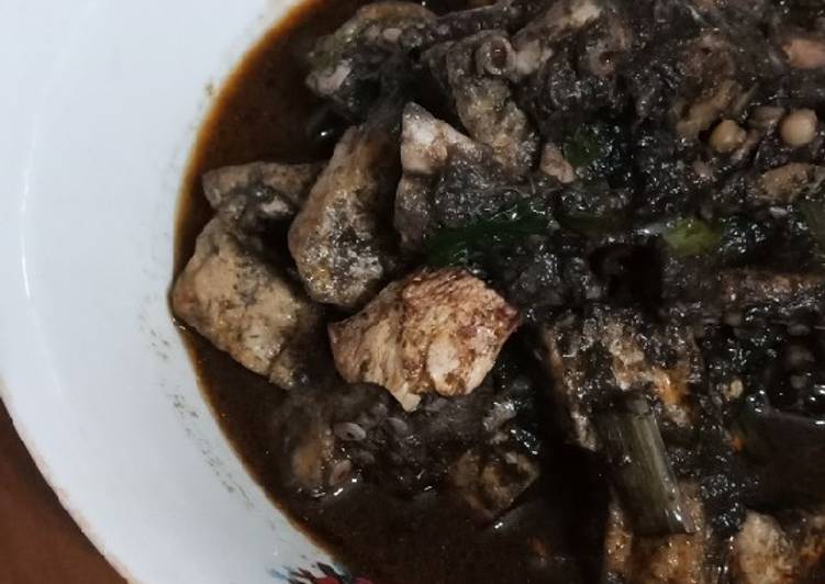 Tumis Gurita Bumbu Hitam