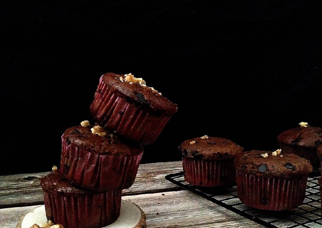 Choco Walnut Muffins
