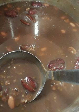 紅糖五寶燕麥甜粥 的食譜成品照片