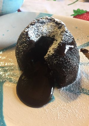 Una foto de Volcán de chocolate 🤤