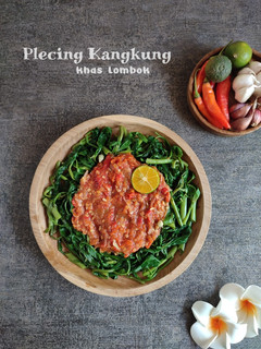 Foto resep Plecing kangkung khas Lombok