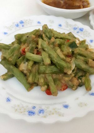 Foto resep Buncis Saos Telur Asin