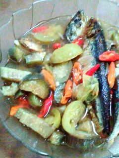 Foto resep Tumis ikan pindang sarden+terong