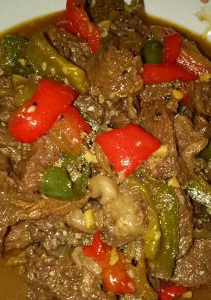Foto resep Sapi Lada Hitam