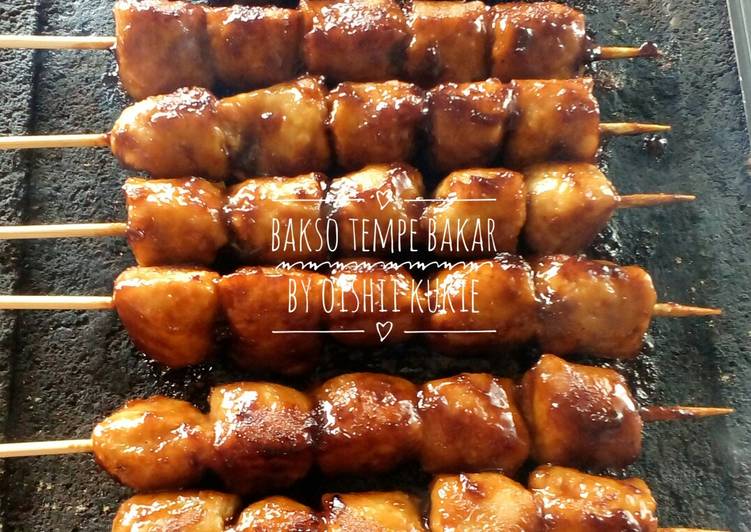 Cara mudah memasak Bakso Tempe Bakar, Enak
