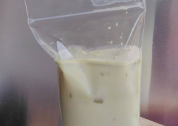 Resep Milky matcha bubble Anti Gagal