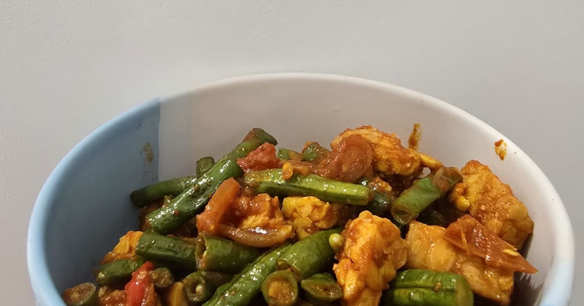 Sambal Goreng Tempe Kacang Pajang