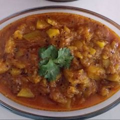 A picture of Pumpkin khatti Meethi launji.