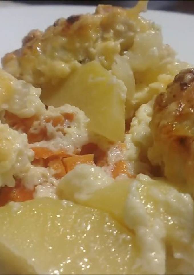 Курячі рулетики з картоплею