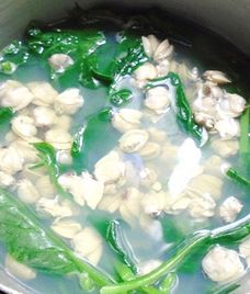 canh mồng tơi ngao