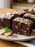 Brownies Pisang Kukus Pondan