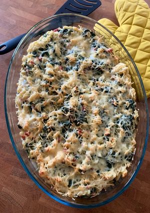 Une photo de ☆Gratin de Späetzle aux Épinards☆
