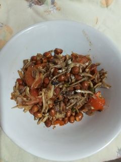 Foto resep Tumis teri kacang