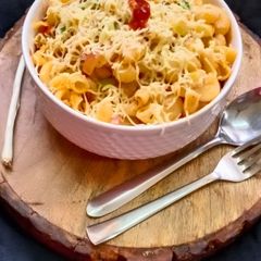 A picture of Spicy masala pasta.