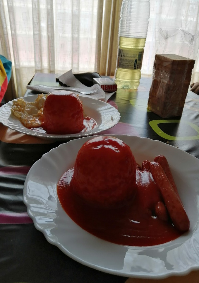 Una foto de Arroz con tomate