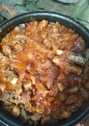Foto resep Tips Krengsengan daging kambing empuk & tidak bau