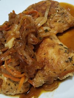 Una foto de Merluza con soja