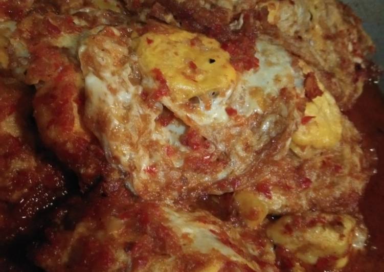 Bagaimana Membuat Balado Telur mata sapi Anti Gagal