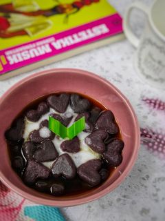 Foto resep Bubur candil 'cinta' ubi ungu