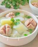 大頭菜貢丸湯
