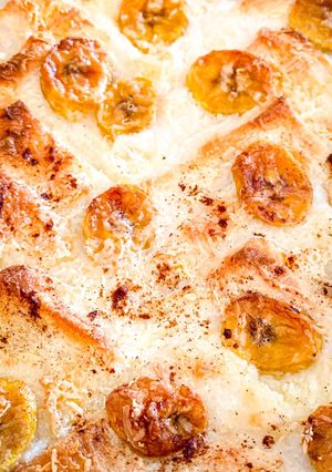 Foto resep Fun MPASI 10m+ : Banana Bread Pudding tanpa susu UHT