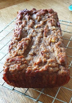 A picture of Post Whole 30 friendly Banana Bread.
