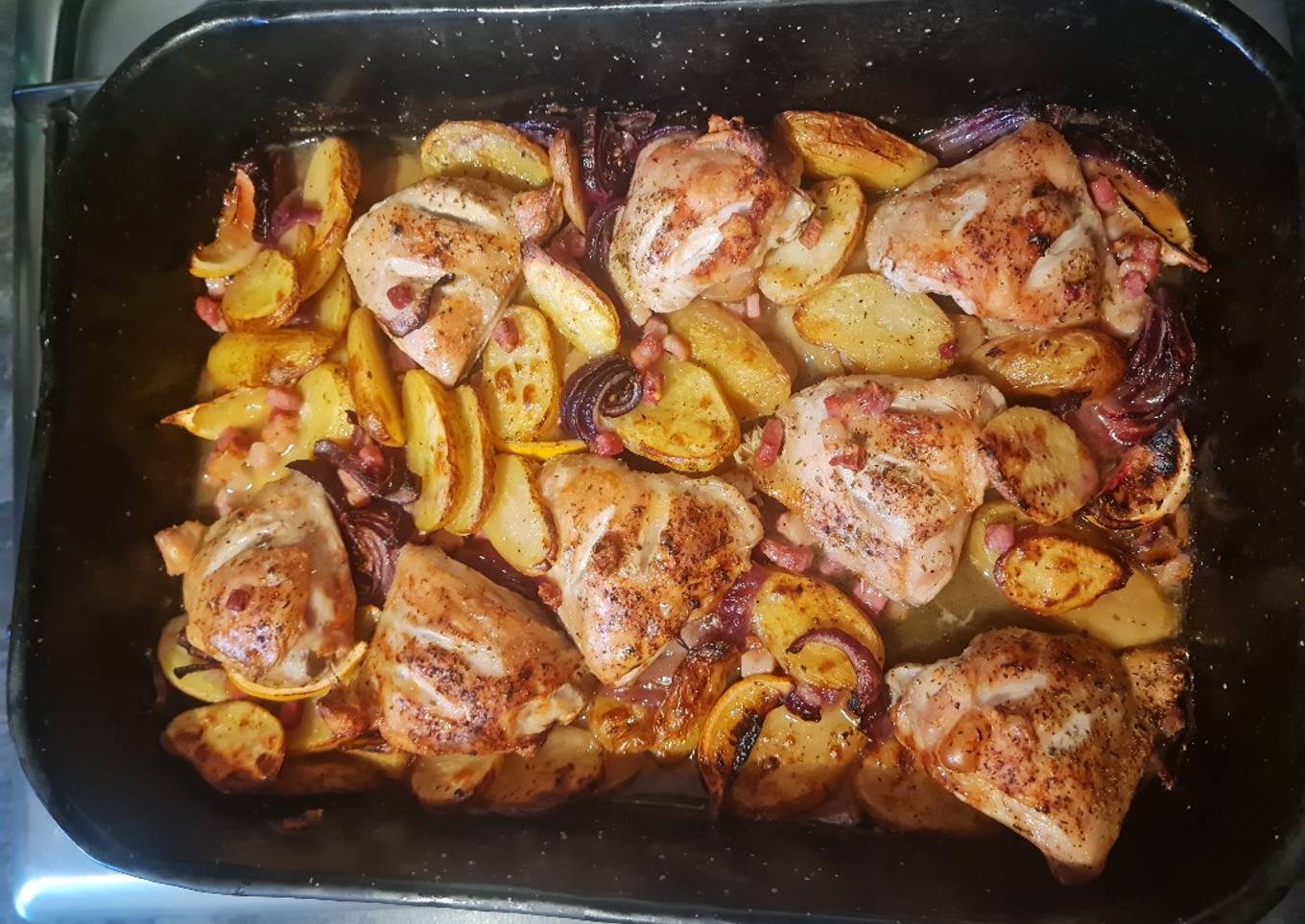 Lemon and Oregano Chicken Tray Bake