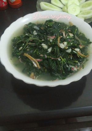 Foto resep Daun singkong tumis