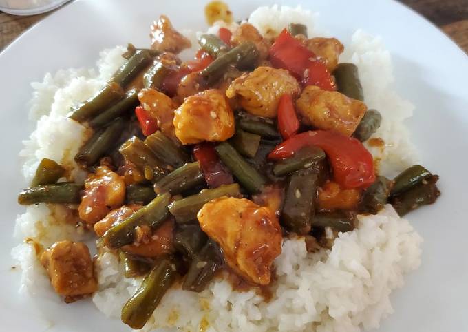 Step-by-Step Guide to Make Any-night-of-the-week Chicken &amp;amp; Green Bean Stir Fry